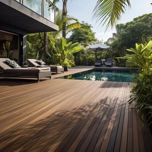 Tableros <span class=keywords><strong>de</strong></span> cubierta <span class=keywords><strong>de</strong></span> <span class=keywords><strong>madera</strong></span> tratados a presión impermeables modernos, suelos duraderos <span class=keywords><strong>para</strong></span> exteriores <span class=keywords><strong>para</strong></span> jardín, piscina, resistente a la putrefacción, resistente a las termitas - Product Image 4
