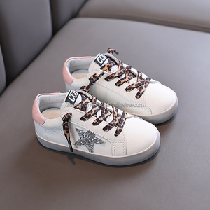 <span class=keywords><strong>Scarpe</strong></span> da bambino Boutique 2022 con paillettes, in vera pelle, primaverili, per ragazzi e ragazze, modello Star Small Dirty Shoes - Product Image 5