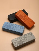 Boîte de rangement pour lunettes rectangulaire en fer et PU de haute qualité, fabriquée à la main par Huicheng, couleur et logo personnalisables, écologique, étui pour lunettes