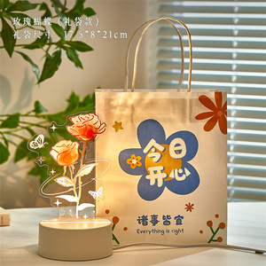 3D 개인화 된 망상 홈 데코 만화 캐릭터 어린이 선물 곰 발광 다이오드 아크릴 야간 조명 - Product Image 5