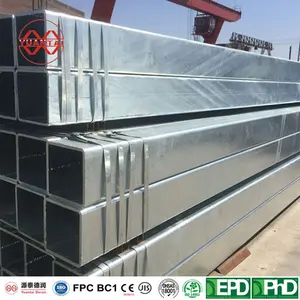 SHS Pipe And Tube Price Pre-galvanized Gi Tubos Hot Rolled Pipe Galvanised Galvanized Square Rectangular Steel Hollow Tube