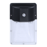 Minglight Mini Outdoor LED Wall Pack Light 12W 13W Sécurité Jardin Éclairage Photocellule Monté Applique Polycarbonate Diffuseur