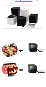 YESTOO Wholesale <strong>Tea</strong> <strong>Tins</strong> for Loose <strong>Tea</strong> Custom Logo Square Coffee Matcha <strong>Tin</strong> Canister <strong>Tea</strong> <strong>Caddy</strong> <strong>Tin</strong> Can Packaging - Product Image 4