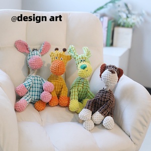 Jouet en peluche interactif pour chien, en forme d'<span class=keywords><strong>âne</strong></span> amusant, résistant aux morsures et activant des sons pour la dentition - Product Image 3