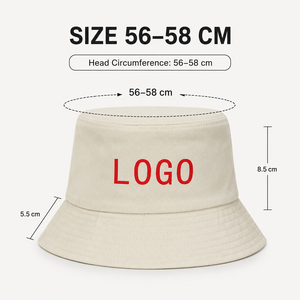 Outdoor Flat <b>Top</b> Wide Brim Sports Visor Travel Fisherman Fashion Summer Cap 100 Cotton Solid Color Designer Foldable Bucket Hats - Product Image 2