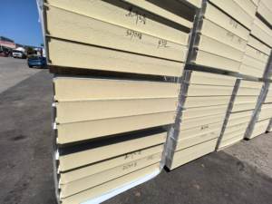 Panneau sandwich PU/PIR sans joint, panneau d'isolation thermique hermétique pour chambre froide basse température et stockage frigorifique - Product Image 2