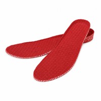 Semelles intérieures confortables en PU, personnalisables en gros, respirantes, amortissantes, antidérapantes pour chaussures de sport homme et femme