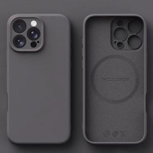 เคสซิลิโคนเหลวแม่เหล็กหรูหรา X323 สำหรับ iPhone 17 Air 16 Plus 15 14 13 12 Pro Max 17pro รองรับการชาร์จไร้สาย ผิวสัมผัสนุ่มลื่น - Product Image 3