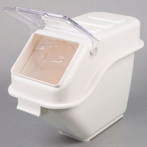 Kitchen Measure White Color Flour Rice 21gl 27gl Ingredient <b>Bins</b> Dispenser <b>Plastic</b> Food <b>Storage</b> Container Bucket - Product Image 2