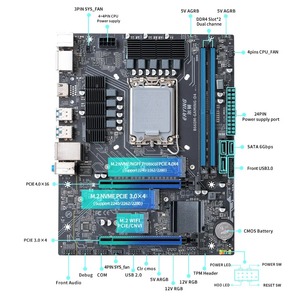 Nueva Placa Base para Juegos ERYING M-ATX <span class=keywords><strong>B660M</strong></span> Compatible con Intel LGA1700 de 12.ª/13.ª/14.ª Generación, Gráficos No Integrados, Doble <span class=keywords><strong>DDR5</strong></span>/DDR4 - Product Image 3