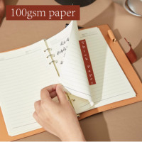 Offre Spéciale – Carnet de Voyage A5 en Cuir PU et PVC, Fait Main, avec Spirale, pour Thanksgiving – Journal Personnalisable à Feuillets Amovibles