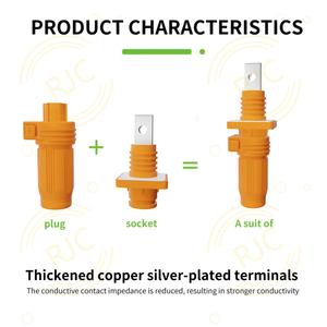 Connecteur de stockage d'énergie, connecteur photovoltaïque pour nouvelles énergies, <span class=keywords><strong>prise</strong></span> et <span class=keywords><strong>prise</strong></span> de courant, connecteur de batterie au lithium pour stockage d'énergie - Product Image 3