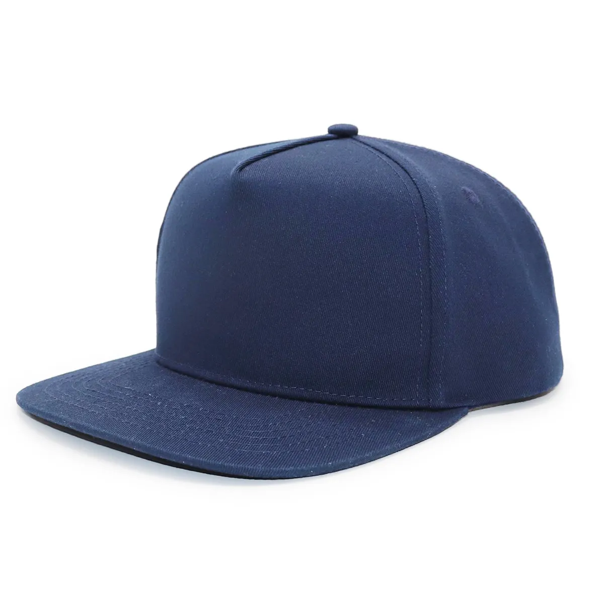 ผู้ผลิตที่มีคุณภาพสูงว่างเปล่า Snapbacks หมวกผ้าฝ้าย100% ที่กำหนดเอง5แผง Snapback หมวก
