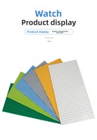 Bloques de Construcción Educativos STEAM de Partículas Pequeñas STARMERRY, 16*16 Orificios, Plástico ABS, Juego de Juguetes de Modelismo de 480 Piezas, Escala 1:1, Animales de Pared