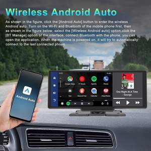 10.26 ''pnd xách tay đài phát thanh xe <span class=keywords><strong>Android</strong></span> tự động không dây âm thanh xe hơi Carplay xe đa phương tiện DVD Player với màu xanh răng - Product Image 3