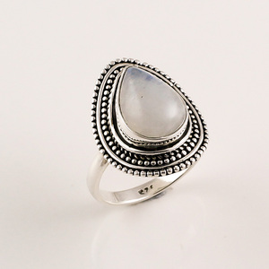 Anillos de Plata de Ley 925 hechos a mano, nuevo diseño, Cuarzo Rosa Natural, joyería fina, conjunto de bodas al por mayor, tecnología de incrustaciones elegantes - Product Image 4