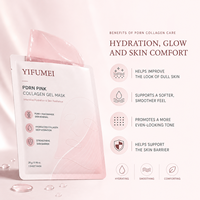 Masque facial en feuille hydratant au collagène, à la niacinamide et au PDRN pour l'éclat et l'hydratation