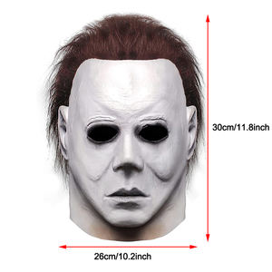 Nicro Michael Myers Latex Horror Masks Hot Movie Game Face Headgear Costume Scary Halloween Party Mask - Product Image 5