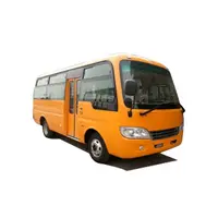 Front Diesel YC4FA130-30 6.6 m 5 Speed Manual 25 Seater RHD Left Hand Drive Coaster Bus