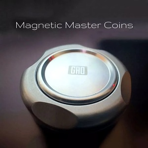 Magnetic Master 1.0 Fidget Spinner, marque populaire, jouet de décompression à structure de pièce métallique pour soulager le stress, Coin Pusher - Product Image 2