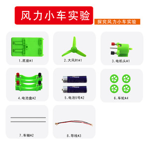 รถของเล่นพลังงานลม, การทดลองวิทยาศาสตร์ระดับประถมศึกษา, ของเล่นเด็ก, โครงการเทคโนโลยี DIY, ของเล่นแบบใช้มือและแบบใช้ไฟฟ้า - Product Image 4