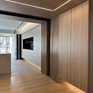 Paneles de Pared 3D de PVC Imitación Madera para Dormitorio, Baño y Gimnasio, Impermeables, Ignífugos, Diseño Moderno, 120x240cm, Decoración de <span class=keywords><strong>Interiores</strong></span> para Hoteles - Product Image 3