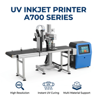 Produsen Profesional Printer UV A700 Harga Grosir Printer Inkjet Data Variabel Otomatis untuk Lini Produksi Industri