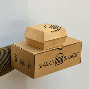 Caja de Papel Personalizada para <span class=keywords><strong>Comida</strong></span> Rápida para Llevar Pollo Frito Hamburguesas Pescado y Papas Fritas - Product Image 2
