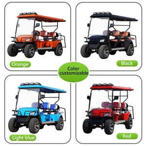 Custom logo <strong>High</strong> Climbing Ability 4 Wheel 6 Seats Electric Golf <strong>Car</strong> Entertainment Golf Buggy Cart With Off-road Tire - Product Image 6