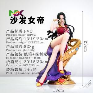 Figura de Anime de Boa Hancock en Pose Sentada de One Piece, Modelo de Estatua con Traje Rojo de JT Studio - Product Image 3