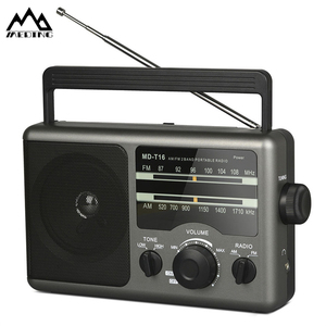MEDING am fm radio a transistor a batteria con manopola grande - Product Image 1