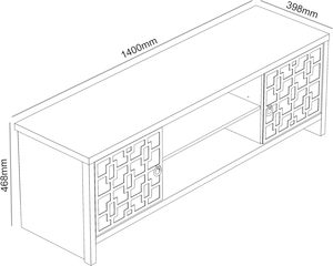 2-cửa bụi màu xám vui chơi giải trí centre 60-inch TV đứng Tủ Acrylic gương hiện đại lưu trữ lớn TV đơn vị cho phòng khách - Product Image 4