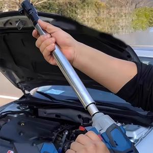 有现货的加长棘轮扳手，带可拆卸适配器 无线冲击扳手延长杆 汽车维修棘轮扳手 - Product Image 2