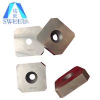 Couteau à rotor carré pour broyeur à axe unique, bloc de coupe en acier trempé durable, résistance à l'usure pour le recyclage du plastique/du bois/des pneus