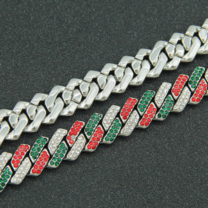 สร้อยคอคิวบาลิงค์ดีไซน์เรียบง่ายสีสันสดใส สไตล์ฮิปฮอป วัสดุโลหะผสม สำหรับผู้ชาย แฟชั่นเครื่องประดับ ขายดีปี 2026 - Product Image 5