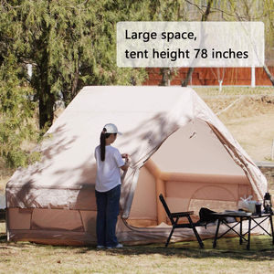 Tente gonflable Oxford 6.3Tent-Beige imperméable, design moderne, portable, pour <span class=keywords><strong>camping</strong></span> familial et extérieur, vente chaude, directement de l'usine - Product Image 6