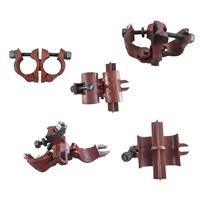 Accessoires de couplage pour échafaudages Ringlock galvanisés de type pivotant, en matériau de conception industrielle FARTHINGS, pour la construction.