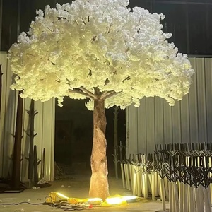 Personnalisé 100% fait à la main étanche <span class=keywords><strong>LED</strong></span> lumières <span class=keywords><strong>arbre</strong></span> grand grand <span class=keywords><strong>arbre</strong></span> artificiel de fleurs de cerisier pour la décoration de jardin intérieur extérieur - Product Image 3