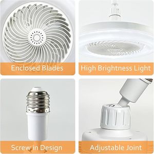 Thông minh điều khiển từ xa LED <span class=keywords><strong>fan</strong></span> hâm mộ ánh sáng E27 vít yên tĩnh có thể điều chỉnh quạt trần <span class=keywords><strong>fan</strong></span> hâm mộ ánh sáng - Product Image 3
