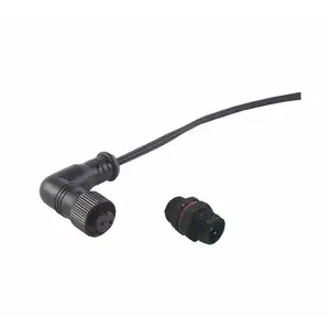 M12 screw connection male female 2pin 3pin 4pin 5pin 6pin 8pin PVC PUR ...