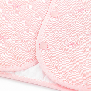 Puresun – Nouveauté : Manteaux matelassés <span class=keywords><strong>sans</strong></span> manches pour filles, imprimé nœud, chauds et confortables, pour l'hiver, 10-<span class=keywords><strong>12</strong></span> <span class=keywords><strong>ans</strong></span>, faible MOQ, vente en gros personnalisée - Product Image 6