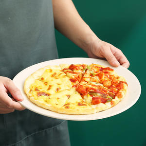 Assiettes en paille de blé de 10 pouces, réutilisables, incassables, rondes, pour la restauration, vente en gros à prix réduit - Product Image 3