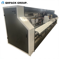 Machine de fabrication de boîtes en carton ondulé manuelle grande vitesse QHPAC pour la couture de deux pièces