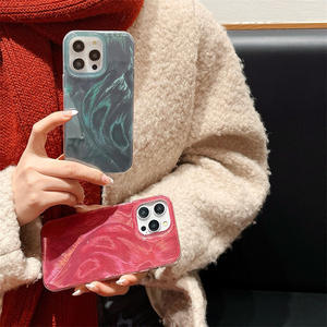 Auroraไล่โทนสีโทรศัพท์ที่มีสีสันสําหรับ<span class=keywords><strong>iPhone</strong></span> 15 14 Pro Max 13 12 <span class=keywords><strong>11</strong></span> เลเซอร์กันกระแทกอะคริลิคสําหรับ<span class=keywords><strong>iPhone</strong></span> 15Pro - Product Image 2