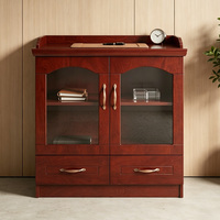 Bureau de direction traditionnel en bois massif, bureau de direction durable et écologique personnalisé pour les bureaux de cadres et de dirigeants