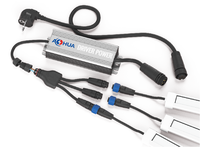AOHUA Projets d'éclairage personnalisés Faisceau de câbles étanche K25 35A Prise de signal d'alimentation Connecteur rapide Connecteur LED 4 broches IP68