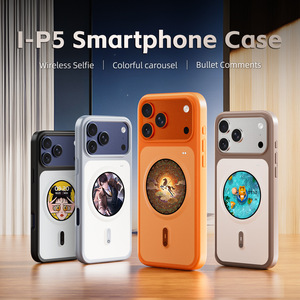Coque de téléphone intelligente 2026 P5 avec écran E-Ink pour iPhone 17 Pro Max, affichage de l'identification de l'appelant, <span class=keywords><strong>texte</strong></span> défilant personnalisé, protection antichoc - Product Image 5