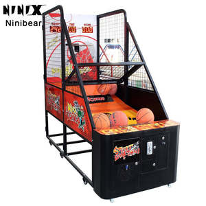 Popular entretenimiento interior para adultos que funciona con monedas electrónico baloncesto tiro Arcade consola de juegos habilidad máquina de tiro venta - Product Image 1
