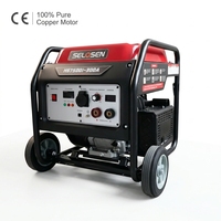 Générateur de soudage à essence à conversion de fréquence numérique, 110V/230V, réservoir de carburant de 25L, générateur de soudage à essence de 5 kW