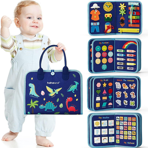 Livre d'activités Montessori en feutre pour bébés et tout-petits, jouet éducatif précoce pour enfants <span class=keywords><strong>de</strong></span> 1 à 4 ans - Product Image 1